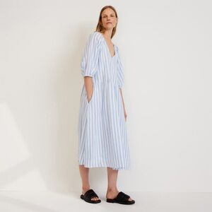 Everlane The Linen Midi Dress
